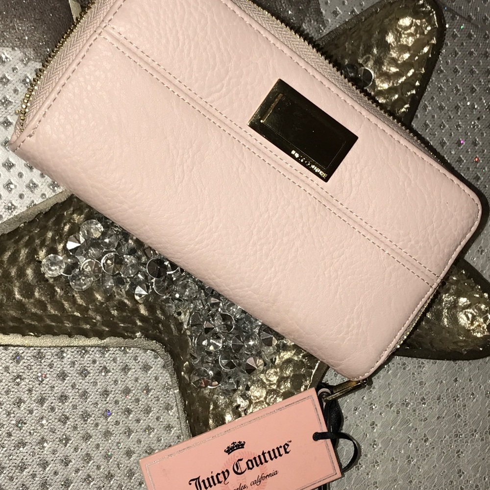 🌟HP🌟❇️🧚‍♀️Juicy Couture VINTAGE Large Blush Wallet NWT